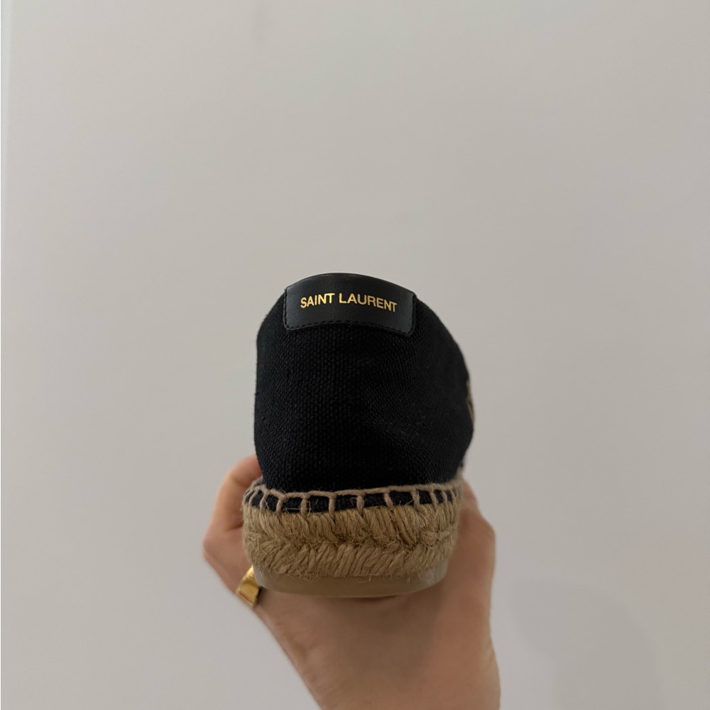 Saint Laurent Black Espadrilles - Picture 5 of 9